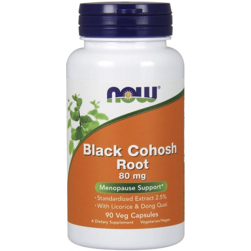 NOW Black Cohosh Root 80 mg 90 vegan kapslit